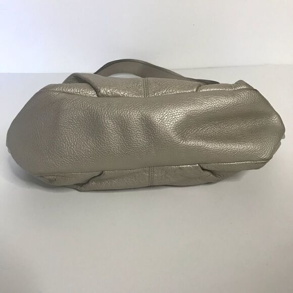 Coach Leather Metallic Hobo Crossbody Saddle Bag - Picture 3 of 7